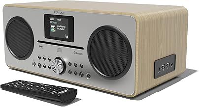 Trinity Oak DAB/DAB+ Digital FM Radio, CD Player, Bluetooth Stereo Speaker System | USB MP3 Player, USB Charger, Alarm, Equalizer & Remote Control | Premium Sound