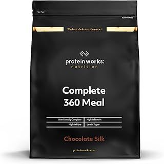 Protein Works - Complete 360 Meal , 400 Calorie Meal Replacement Shake , High Protein Meal , 8 Active Ingredients , 20 Servings , Double Milk Chocolate , 2kg