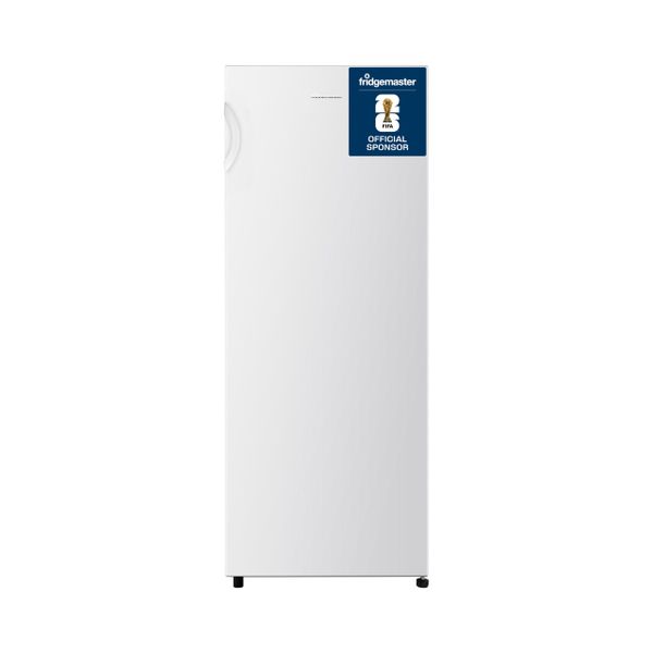 Fridgemaster MTL55242E Freestanding Upright Larder Fridge, Reversible Door, 242 Litre, 55cm Width, White, E Rated