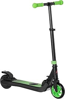 HOMCOM Kids Folding Electric Scooter Adult E Scooter, 120W, with Adjustable Height and Rear Wheel Brake, 8km/h Maximum Speed, for Children Ages 6-12 Years Old, Green
