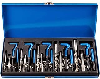 151pcs Thread Repair Kit Helicoil Insert Sleeves Metric M5 M6 M8 M10 M12 Stainless Steel Tap Drill