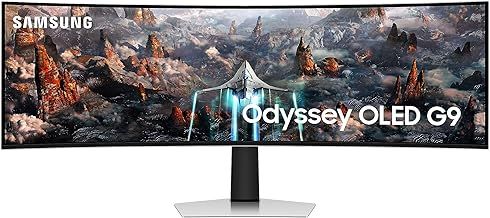Samsung LS49CG954SUXXU Odyssey Smart OLED 49" Gaming Monitor - 5120x1440, Speakers, HDMI 2.1, 0.03ms, 240Hz, Full Smart Platform
