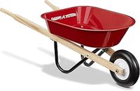Radio Flyer Kid's Wheelbarrow, Red Toy Wheelbarrow for Toddlers