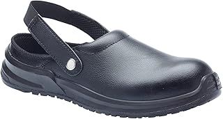 Blackrock Safety Clogs, Steel Toe Cap Crocs, Chef Crocs, Kitchen Clogs, Safety Shoes for Mens and Womens, Sandals - Size 5