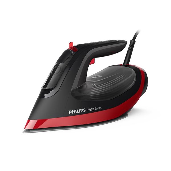 Philips Steam Iron 6000 Series, 220g Boost, No Burn, Drip Stop
