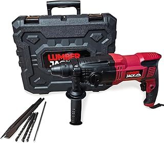 Rotary Hammer Drill 850W Motor, 3 Mode Drilling/Hammer/Chisel, SDS Plus 2.7 Joule, Includes Drill Bits and Chisel