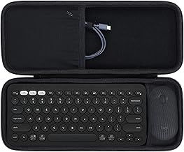 Lebakort Hard Carry Case Compatible with Logitech Pebble Keys 2 Combo K380s K380 Wireless Keyboard + M350 Pebble Mouse Combo (Black Case)