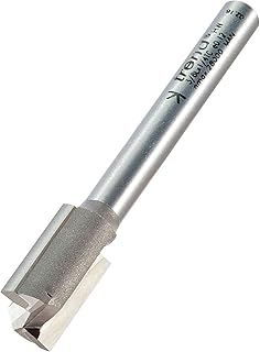 Trend Professional Hinge Recessors Two Flute Router Cutter, 1/4 Inch Shank, 12mm Cut Diameter, Tungsten Carbide Tipped, 3/8LX1/4TC