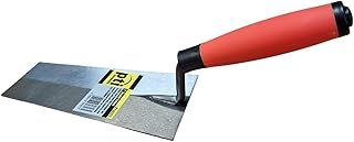 Builders Bucket Trowel 7" 175mm Soft Grip Tempered Steel DIY Plastering Rendering Bricklaying trowel | Pointing Trowel Cement Tiling Gauging Trowel