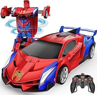 Braxel Remote Control Cars Toys, Transforming Robot Toys for 3 4 5 6 7 8 Year Old Boys Girls, RC Car Kids Toys 3-12 Year Old Boy Gifts, Birthday Presents for Boy Toys Age 3-9, Easter Gifts for Kids