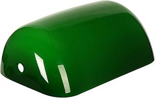 Newrays Replacement Green Glass Bankers Lamp Shade Cover for Desk Lamp