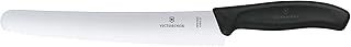Victorinox Swiss Classic, Pastry Knife, Extra Sharp Blade, Wavy Edge, 22 cm, Stainless Steel, Black