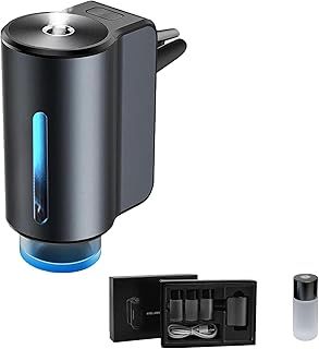 Smart Car Air Freshener, Adjustable Aroma Diffuser With Three Levels, Intelligent Cologne Scent (Diffuser+1pcs Oil)