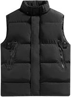 Men's Quilted Padded Gilet Jacket | Military Style Body Warmer for Men | Winter Coat Half Sleeve bodywarmer Vest with Multiple Pockets
