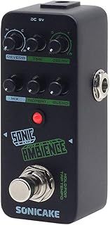 SONICAKE Delay and Reverb Guitar Bass Effects Pedal Sonic Ambience Multi Mode Tap Tempo