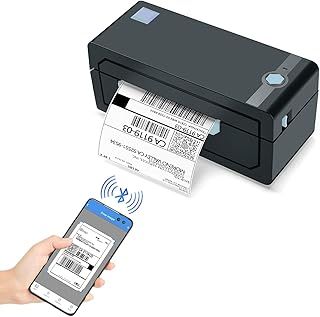 JADENS Bluetooth Thermal Monochrome Label Printer, 4x6 Shipping Label Printer, Compatible with Android&iPhone and Windows, Widely Used for Hermes, Royal Mail, Amazon, Shopify, Ebay