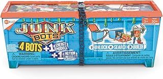 HEXBUG 430-6843 JUNKBOTS Industrial Dumpster Assortment Kit Surprise Every Box LOL with Boys and Girls Alien Powered Toys for Kids 50+ Pieces of Action Construction Figures for Ages 3 and Up