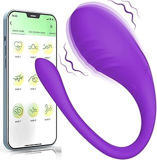 APP Remote Control Vibrator Love Eggs Vibtaters for Women,Bullet Mini Vibrating Phone Control with 10 Modes Bluetooth Wireless Vibrating Sex Toys4couples Men & Women Massager EAN0624-Q1003