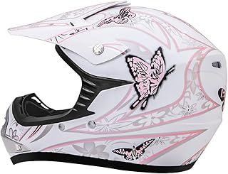Butterfly L (53-54cm) ZOR-X18 Children Motorbike Helmet KIDS Motocross BMX Dirt Bike ATV Helmet ECE 22-06