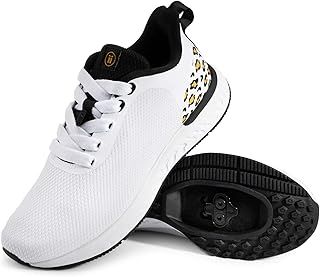 Tommaso Capri Walkable Indoor Cycling Shoes Women Spin Shoes Women Indoor Cycling SPD Shoes SPD Clips Womens Cycle Shoes Cycling Sneakers Cycling Tennis Shoes SPD Cycling Shoes Shoes Women