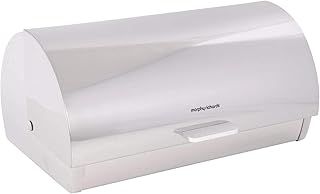 Morphy Richards 46245 Accents Roll Top Bread Bin, Stainless Steel, Silver, Standard