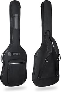 Bass Guitar Bag 0.35in/9mm Padding Waterproof Electric Bass Case, Electric Bass Gig Bag Backpack with Neck Protector Strap and Pockets, Adjustable Shoulder Strap
