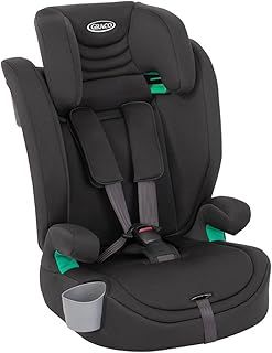 Graco Eldura R129 Harness Booster Car Seat, Convertible Harness to Highback Booster, 76–145 cm, 15 Months–12 Years, Midnight