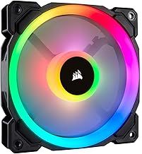 Corsair LL120 RGB 120mm Dual Light Loop PWM RGB Fan - Single Fan - Black