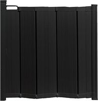 BabyDan Guard Me, Auto Retractable Stair Gate, Fits openings between 55-89 cm, Black, Made in Denmark - Baby Gate/Safety Gate (Pet Gate/Dog gate)