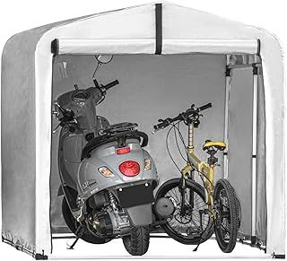 SoBuy KLS11-L, Bike Storage Motorcycle Bicycle Tent Bicycle Storage Shed Outdoor Bicycle Cover Shelter Garden Storage Shed Outdoor Waterproof Bicycle Cover Tent, 159x219x165cm