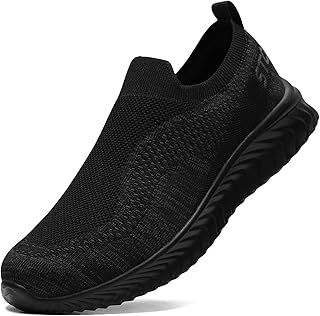 STQ Womens Trainers Slip on Memory Foam Causal Walking Shoes