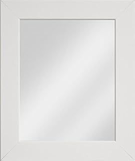 Frame Company Watson Range Framed Mirror, White, 16x12-Inches