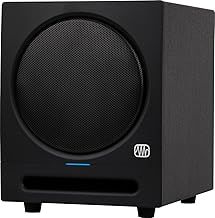 PreSonus Eris Sub 8BT — 8-inch Active Studio Subwoofer with Bluetooth for Multimedia, Gaming, Studio-Quality Music Production - Black