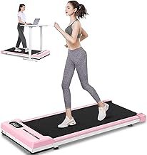 HomeFitnessCode Treadmill Walking Pad, 2.5HP Under Desk Treadmills for Home, 130KG Capacity, No Assembly, LED Display & Remote Control for Home Office