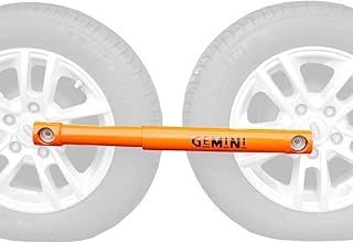 Full Stop Purple Line Gemini Twin Axle Caravan & Trailer Wheel Lock