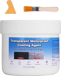 500g Invisible Waterproof Sealant Agent Anti-Leaking Waterproof Agent Transparent Coating Agent, Super Strong Clear Insulation Sealant for Home Roof Bathroom Indoor and Outdoor Joints, Leaks