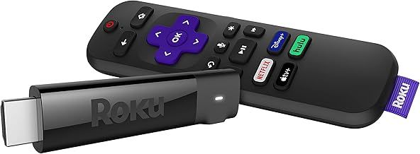 Roku Streaming Stick+ | 4K/HDR/HD streaming player with 4x the wireless range & voice remote with TV power and volume