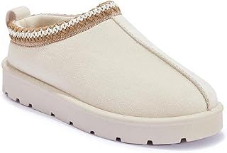 sole london Women's Slip On Warm Faux Fur Lined Ladies In Out Door Slippers Shoe Boots
