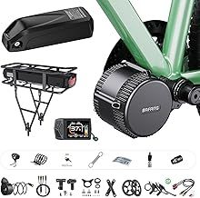 Bafang Mid Drive Kit 750W 1000W 250W 350W 500W BBS01B BBS02B BBS03 HD Electric Bike Conversion Kit 36V 48V 52V Ebike Conversion Kit for Mountain Bike Road Bike With Optional Battery and Display