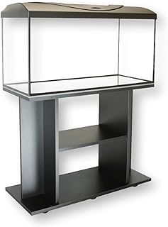 Diversa AQUARIUM WITH LID AND STAND/CABINET Professional Fish Tank - Real Glass, Standard Rectangle (112 Litre Set)