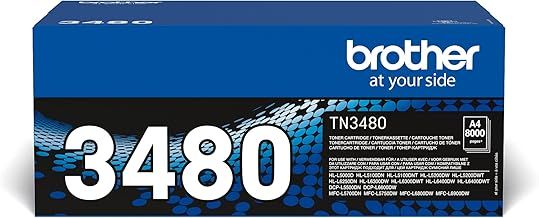 Brother TN-3480 Toner Cartridge, Black, Single Pack, High Yield, Includes 1 x Toner Cartridge, Brother Genuine Supplies