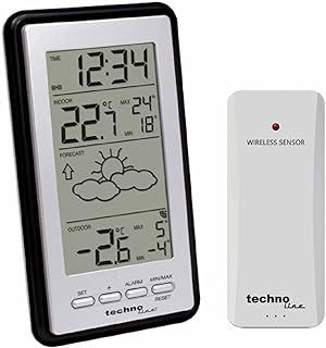 Technoline WS-9130- Digital Weather Station with Radio Controlled Clock timing signal from Frankfurt Germany ( German Model )
