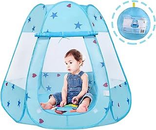 Pop Up Playhouse Play Tent Indoor or Outdoor Portable Play-Blue