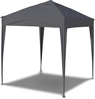 Pop Up Gazebo, Pop Up Tent Heavy Duty, Fully Waterproof, All Weather Gazebo ideal for Outdoor Party Camping (3x3m no sides,Grey)