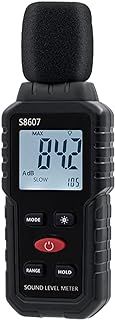 Mcbazel Decibel Sound Meter,Noise Meter Tester 30-130dB Measuring Range with A Weighting,Digital Sound Level Meter Backlight With LCD Display, for Data Hold,Use for Noisy Neighbor Home,factories