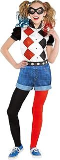 amscan Girls Classic Official Licensed Warner Bros Harley Quinn Child Kids Fancy Dress Costume