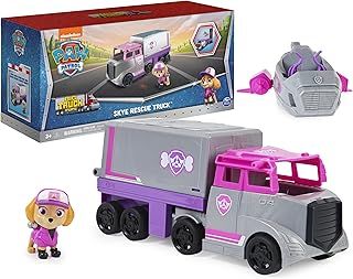 Paw Patrol, Big Truck Pups, Skye Transforming Toy Truck with Collectible Action Figure, Toys for Kids Ages 3+