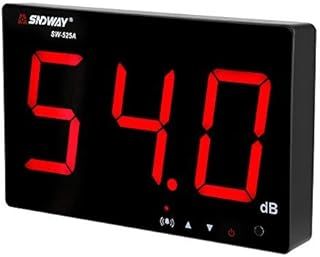 Decibel Meter, Wall Mounted Digital Sound Level Meter Digital Noise Volume Fixed Wall Range Measuring 30-130 DB with LCD Display, 21 x 13 x 2.8 cm