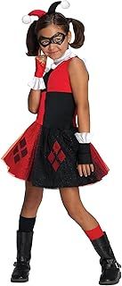Rubie's Official DC Comic Harley Quinn Child's Costume, Tutu Dress, Girls Super Villain