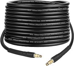 10m / 32Ft High Pressure Jet Washer Replacement Hose Extension Cleaning Pipe for Karcher K Series Pressure Washer K2 K3 K4 K5 K6 K7 Click Plug Quick Connector (10M)